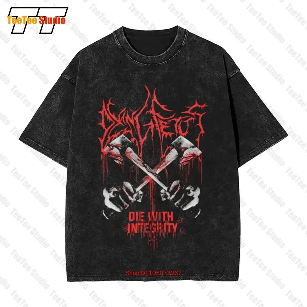 Dying Fetus Die With Integrity Vintage Oversized Tshirt X6jc