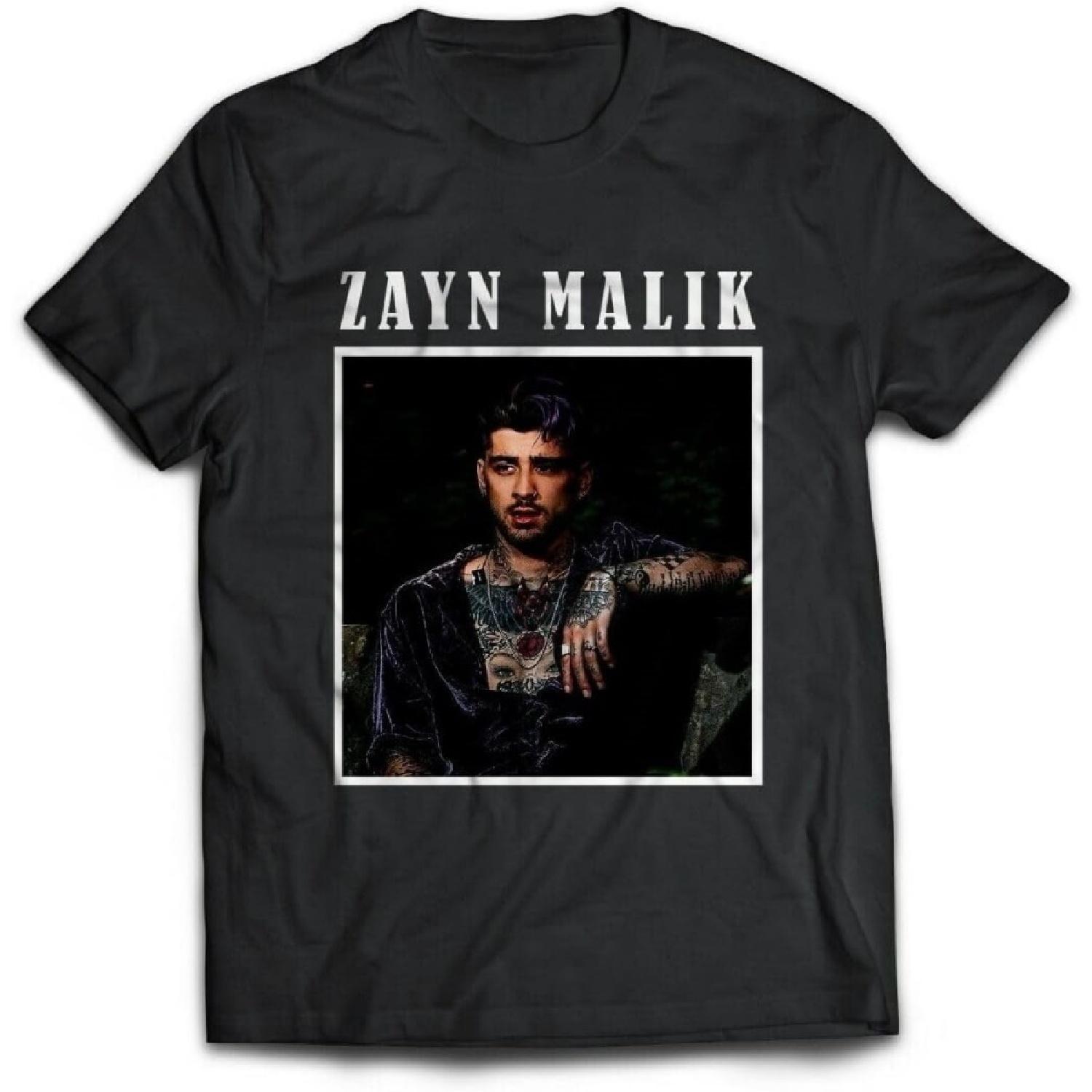Унисекс Футболка Zayn Malik Мужская Женская Футболка Одежда Футболки Черный XXXXXL разноцветный