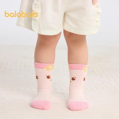 Balabala Infant & Toddler Mid-Calf Socks - 5 Pair Pack