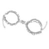 Magnetic Heart Couple Bracelets Set – Matching Charm Distance Chain Bracelets for Lovers & Best Friends