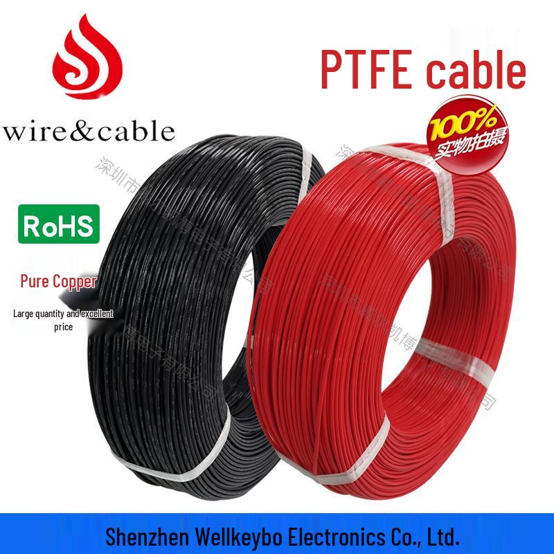 American Standard High-Temp UL1180 PTFE Wire for Robotics and Electrical Use