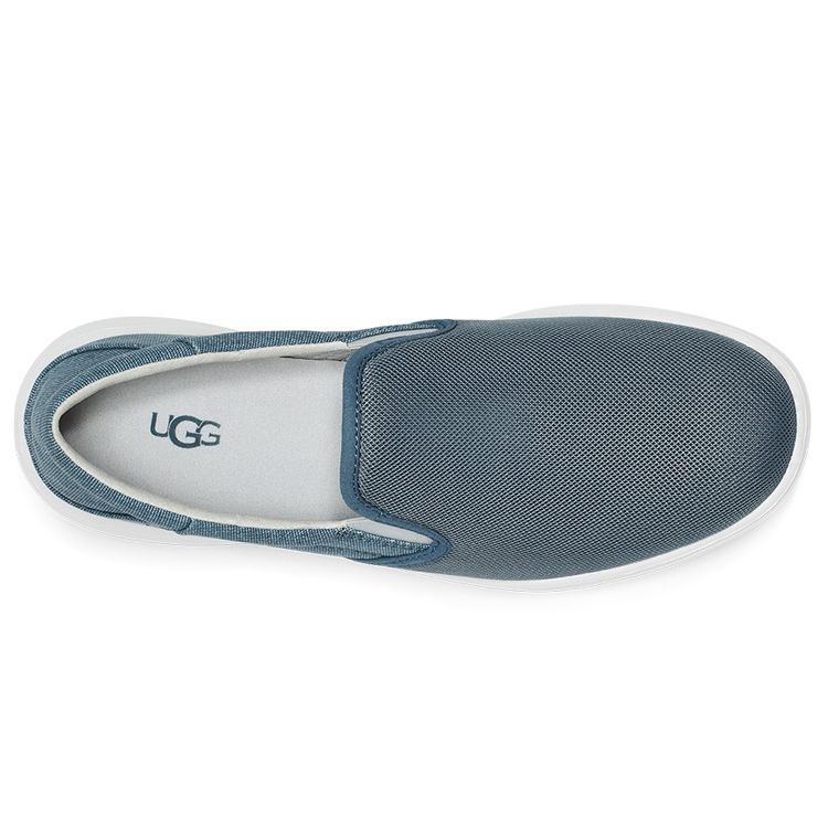 UGG Sheldon Fabric Comfortable Flat Casual Shoes Men sneaker Ocean-Blue 1124893-PFCB