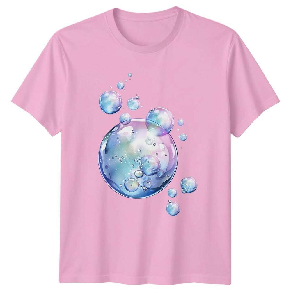 Bubbles Art TShirt Underwater Nature Marine Gift For Him And Her