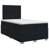 Boxspringbett mit Matratze Schwarz 120 x 190 cm Stoff
