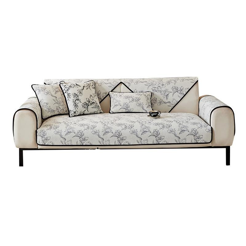 Mufan Chenier Sofa Cushion Four Seasons Universal  New Non-Slip Seat Cushion Premium Printed Sofa Cover Cross-Border