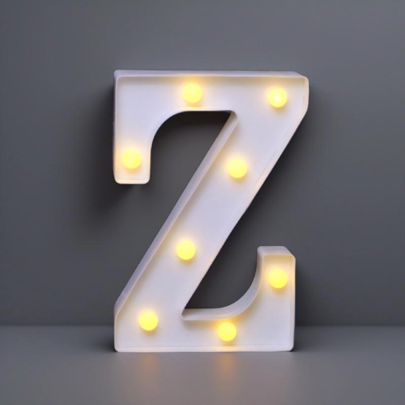 22cm LED Letter & Number Lights for Events - Perfect for Birthdays & Proposals.