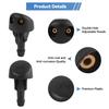 Global Fit Windshield Washer Plane Precise Sprinkle Pattern Strong Nylon Material Easy Installation Design