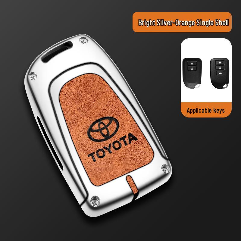 Toyota Yaris L Key Cover for Sedan Vios FS & Yaris L X: Protective Car Key Shell Keychain Bag