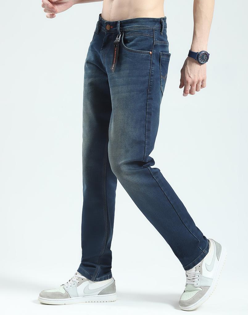 Monte Carlo Men's Regular Fit Mid Rise Jeans