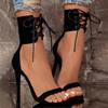 Women's Fashion Show Sexy Solid Peep Toe Sandals