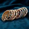 Colorful Vintage Cloisonne Bangle Traditional Women's Hand Bracelet Fashion Flower Bangle  Girls