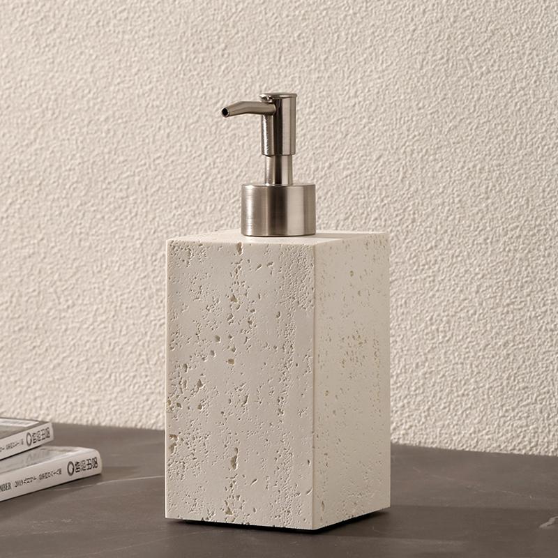 New Lotion Press Dispensing Bottle Bathroom Shampoo Empty Bottle Soap Dispenser Diffuser Case Toothpick Box Bathroom Accessories