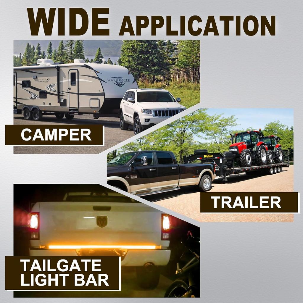 Agrieyes 7 Pin To 4 Pin Trailer Adapter, 7 Way To 5 Way Trailer Light Plug, Trailer Connector For Truck RV Utility Tow Hitch Boat, Weatherproof