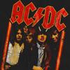AC/DC Unisex Adult Group Distressed T-Shirt