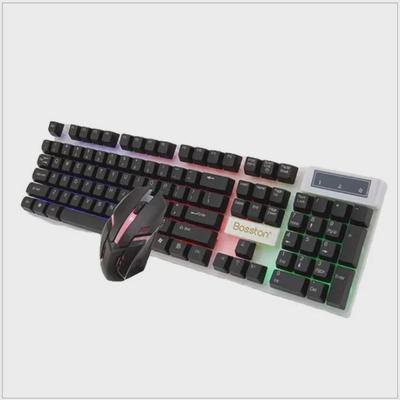 Bosdon 8310 Gaming Keyboard and Mouse Set: Wired, Mechanical-Feel, Suspended Keys, Luminous USB.