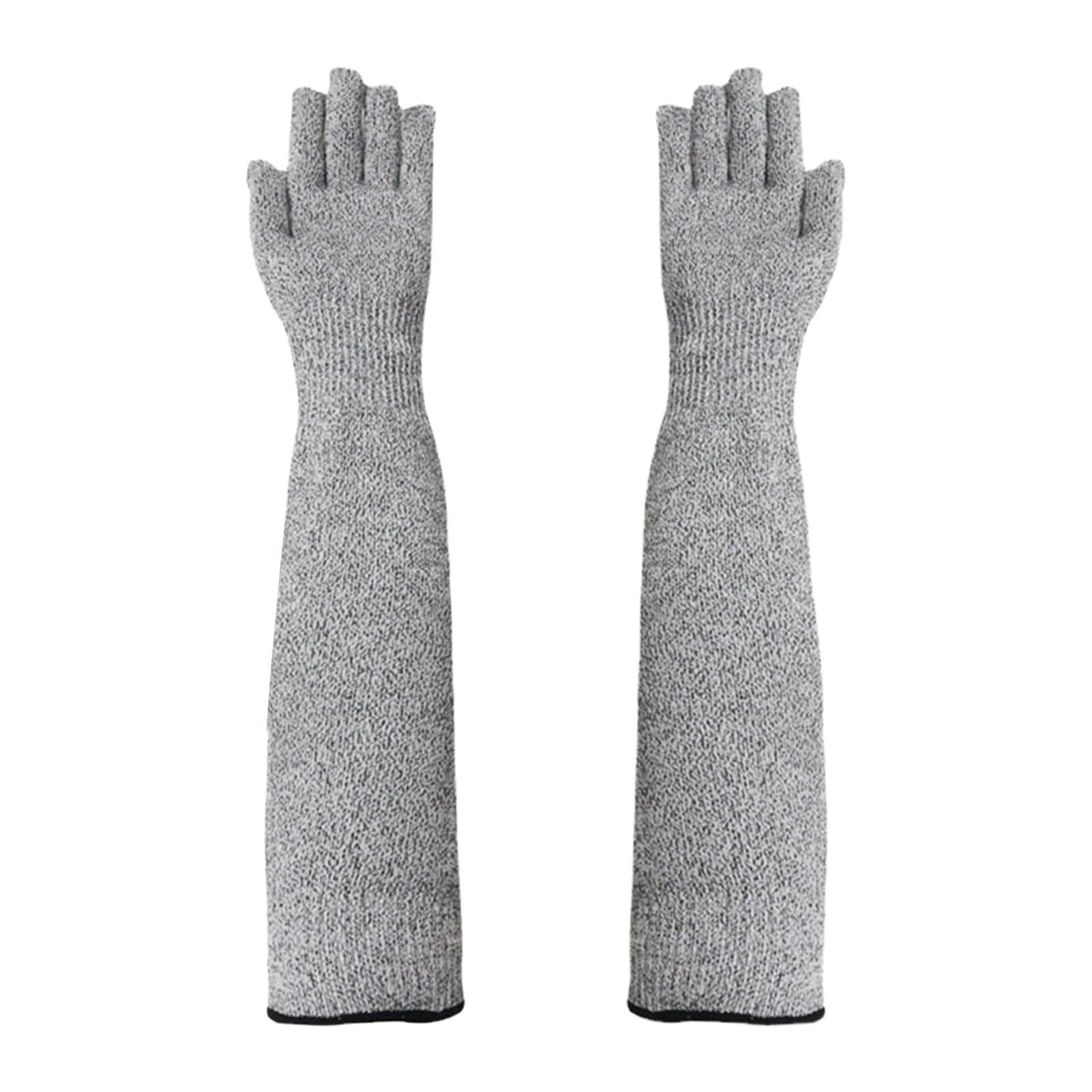 

Pet Grooming Long Gloves 40cm Anti Scratch Gloves Enhance Flexible Finger Design For Cat Dog Nail Trimming And Veterinary Care