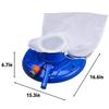 Professional Pool Vacuum Cleaning Suction Head with Mesh Bag Swimming Pool Set Cleaner Brush for Spring Outdoor Pool Accessories