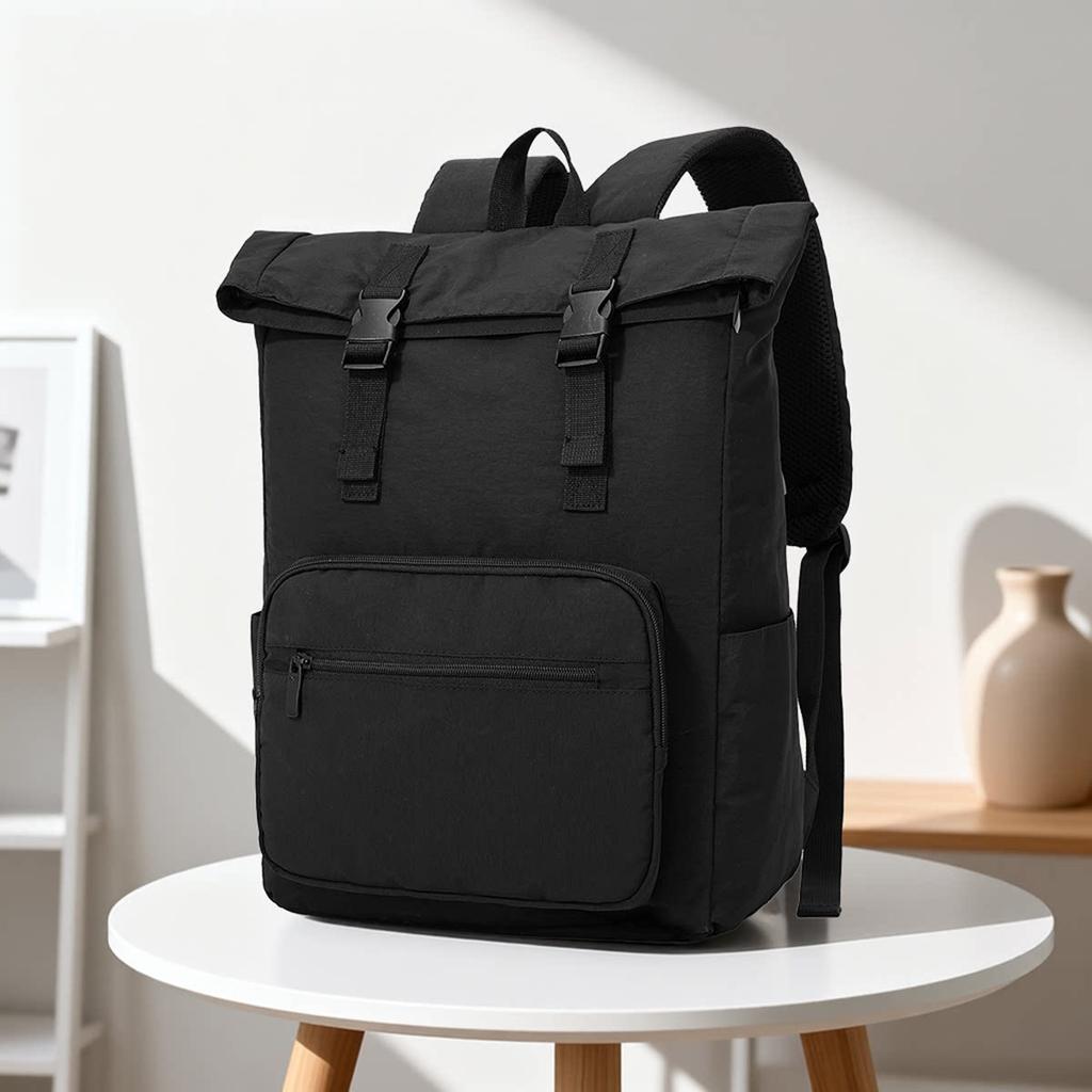 Neuer Trendiger Klappendesign Outdoor-Stil Rucksack Leichte Große Kapazität Langlebige Tasche für Wandern Camping & Täglichen Schulweg