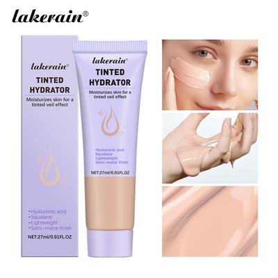Creme hidratante à prova d'água de 5 cores que hidrata a pele de forma natural e contínua Creme hidratante para tom de pele marrom