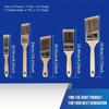 5Pcs High Quality Paint Brush BBQ Brush for Barbecues Furniture Handle and Wall Painting with Soft Hair and Wooden Handle