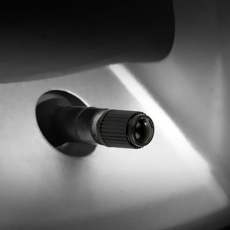 Auto Car Bike Motorcycle Truck Wheel Tire Valve Stem Caps 100Pcs Black Plastic Durable Protection for Nipple Exterior Parts