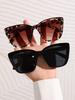 2/3/4 PCS Fashion Cat Eye Plastic Frame Women Sunglasses For Men Daily Life Shades Eyewear Accessories.