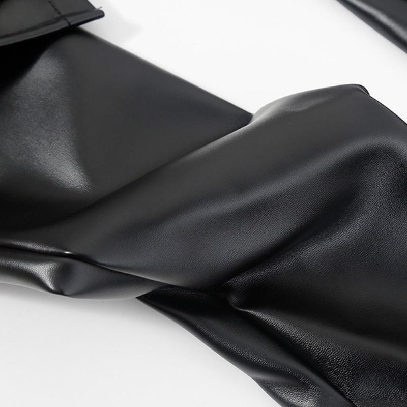 Adult Open Breast Arm Restraint Costume with Leather Binder Cupless Jacket for Women Role Play BDSM Body Bondage Sex Toys