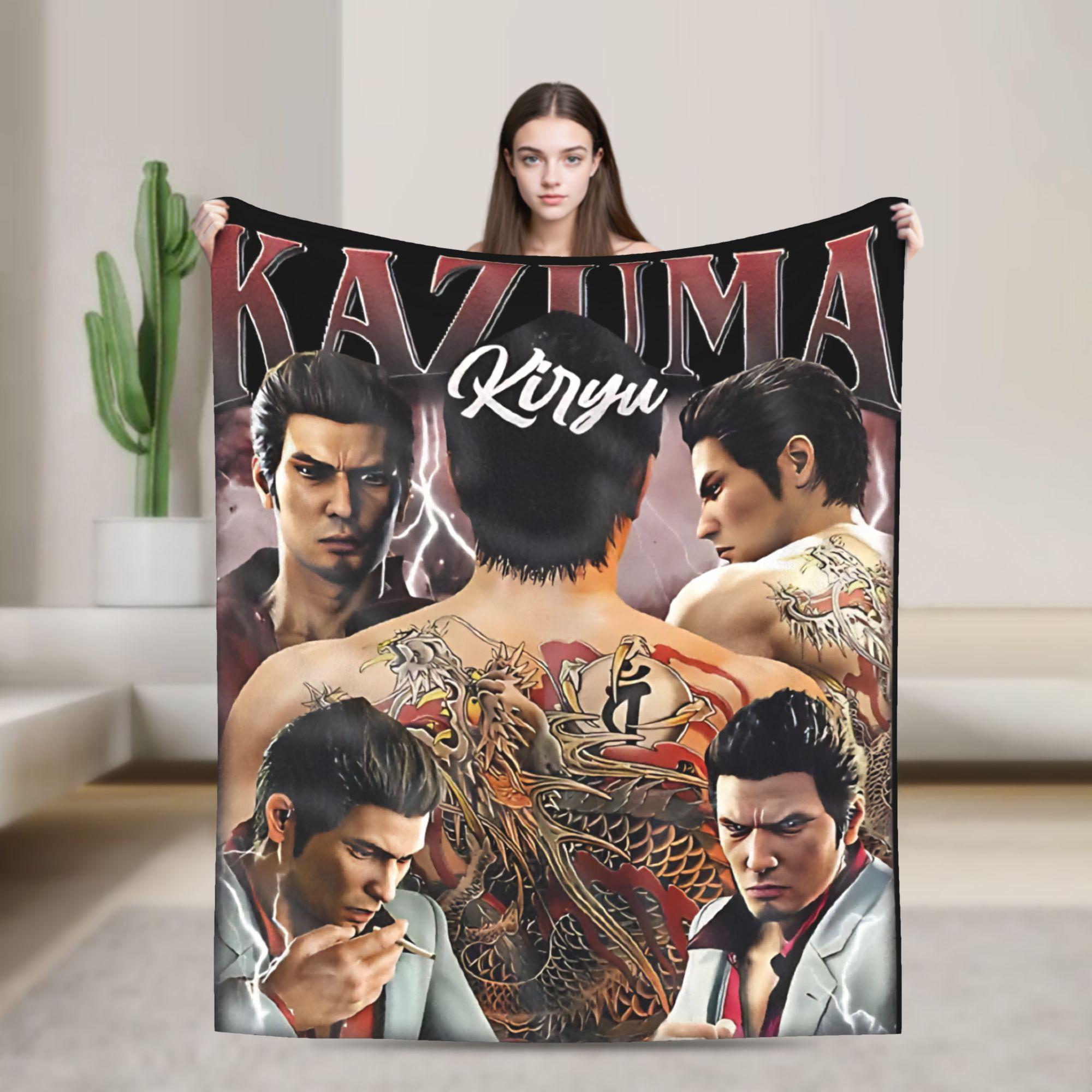 

Vintage Majima Goro Plush Blankets Children Flannel Throw Blanket For Outdoor Soft Warm Customized Quality Bedspread Gift 75x100cm (30x40inch)