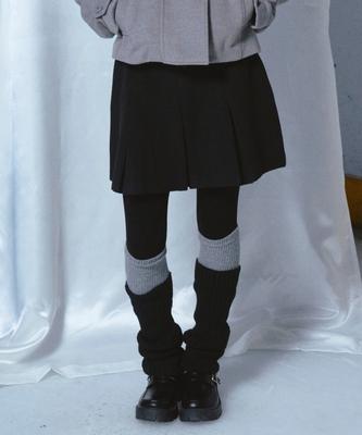 ROGIN N ROSIE Pleats Skirt Black