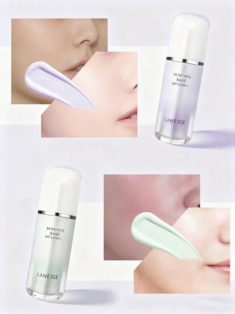 LANEIGE Skin Veil Base EX 30ml - Mint Green SPF28 PA++ Primer | Oil-Control & Brightening