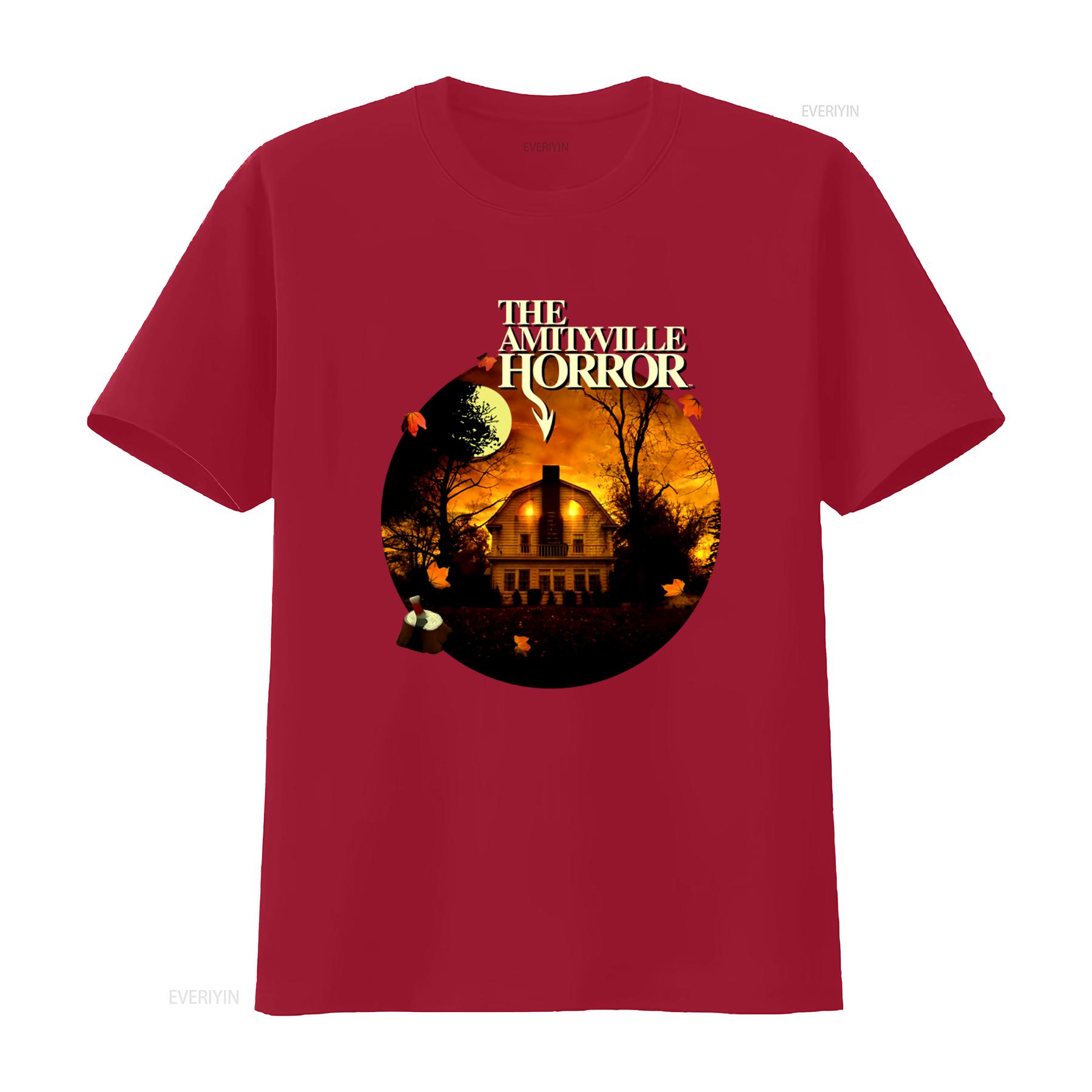

The Amityville Horror T Shirt for Print Crewneck vintage Washed graphic Unisex Stylish fashion Breathable designer clothes S