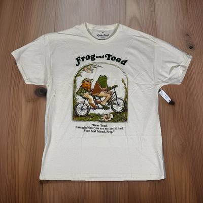 Frog and Toad Riding Bicycle T-shirt