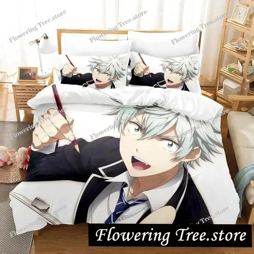 Yamada-kun and the Seven Witches Bedding Set Cartoon Anime Three-piece Set Adult Kid Bedroom Duvet Cover Sets 3D Kawaii Girls029