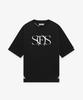Saundeuobeuseonlaijeu Printed T-Shirt Black