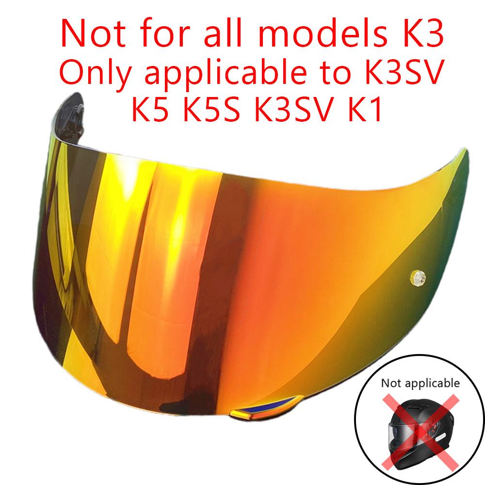 Motorcycle Helmet Shield for AGV K5 K5S K3SV K1 Helmet Visor Sunscreen K3-SV Capacete Visors K1 Casco Moto Lens Windshield