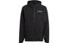 Outdoor Hiking Waterproof And Breathable Windbreaker Jacket Men's Black IP1435