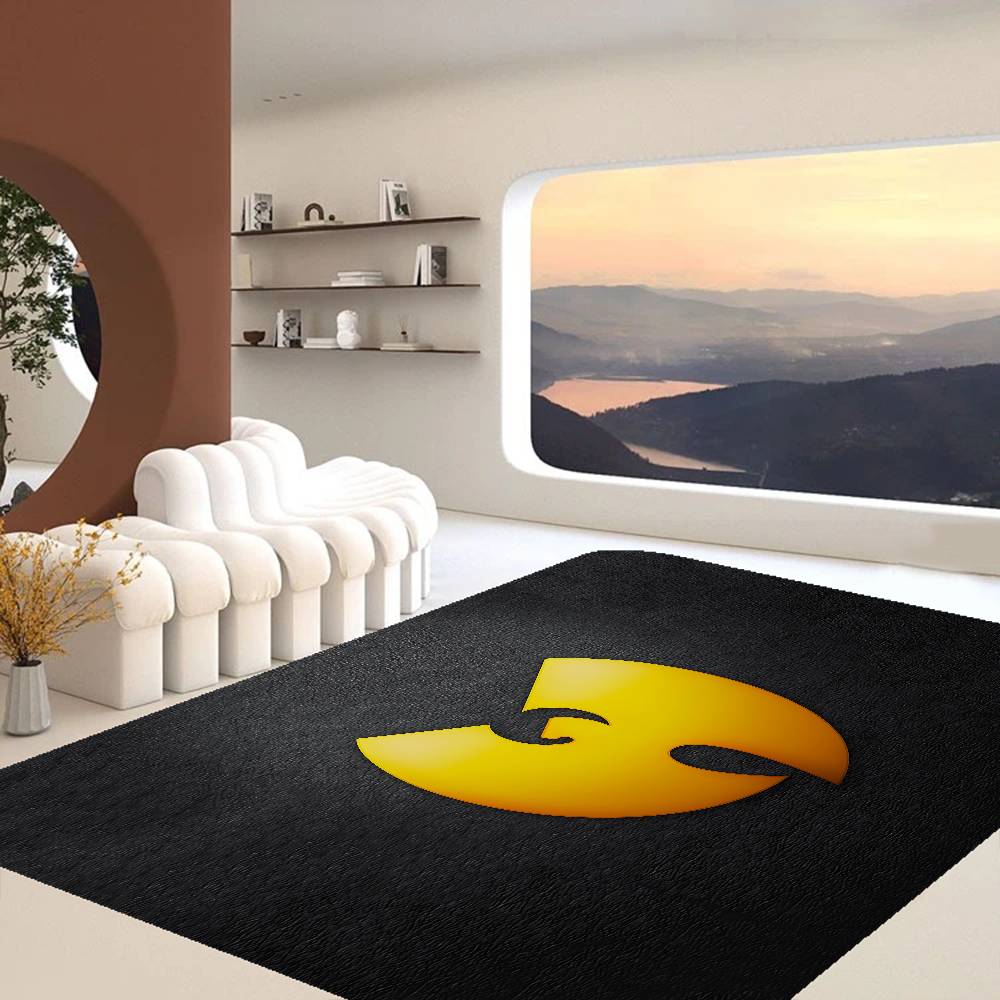 Tappetino da Pavimento WU-TANG-CLAN Antiscivolo Tappetino per Lavanderia Decorazione Lavanderia Balcone Soggiorno Bambini Tappeti per la Casa