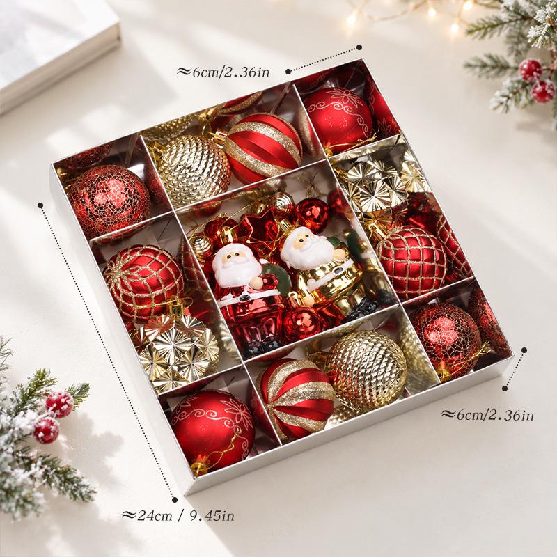 Christmas Balls Ornaments Xmas Tree Decorations Home Indoor Holiday Party Decor Navidad New Year Gift Supplies