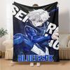 Nagi Seishiro BlueLock Theme Printed Blanket - Perfect for Couch, Bed, Travel & Outdoor Use | Machine Washable, Cozy & Durable.