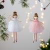Cloth Christmas Angel Doll Drop Ornaments Hanging Pendant Christmas Girl Pendant Angel Girl Xmas Tree Pendant Party Decoration