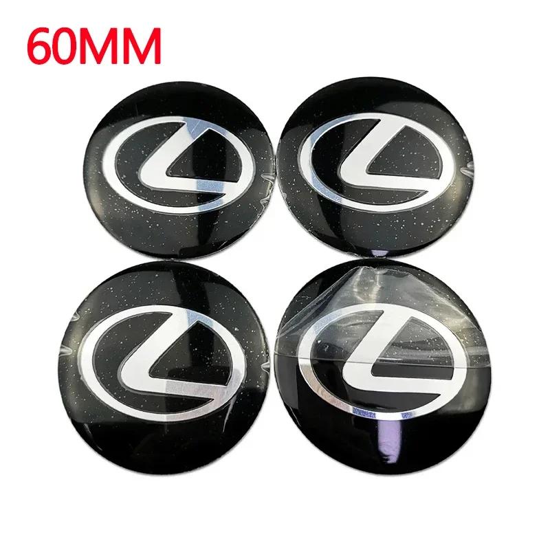 56/60/65MM Metal Alloy Car Logo Wheel Center Hub Cover Sticker with Radian Tire Rim Decoration Modified Decals Accessories