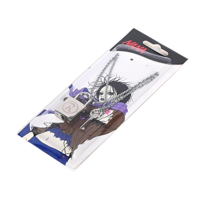 Anime Náhrdelník Oosaki NANA Unisex Přívěsek na klíč se zámkem Honjo Ren Ai Yazawa Cosplay Choker Příslušenství Šperky