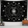 Sonne Mond Horoskop Divination Gedruckte Wandteppich Heim Raum Dekor Wandbehang Wandteppich
