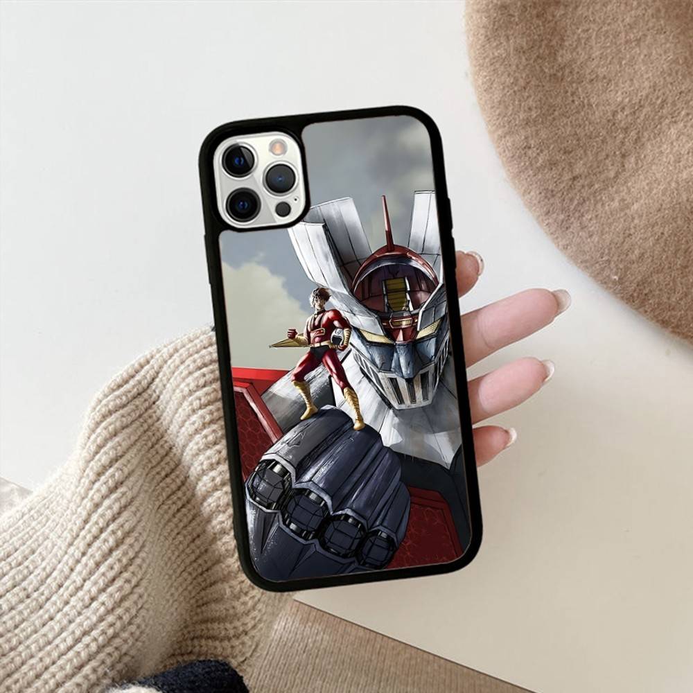 

UFO Robot G-Grendizeres For IPhone 17 16 15 14 13 12 11 Pro Max Plus Mini PC+TPU Back Phone Cover iPhone 13