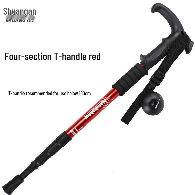 Shuang an Retractable Aluminum Hiking Trekking Pole
