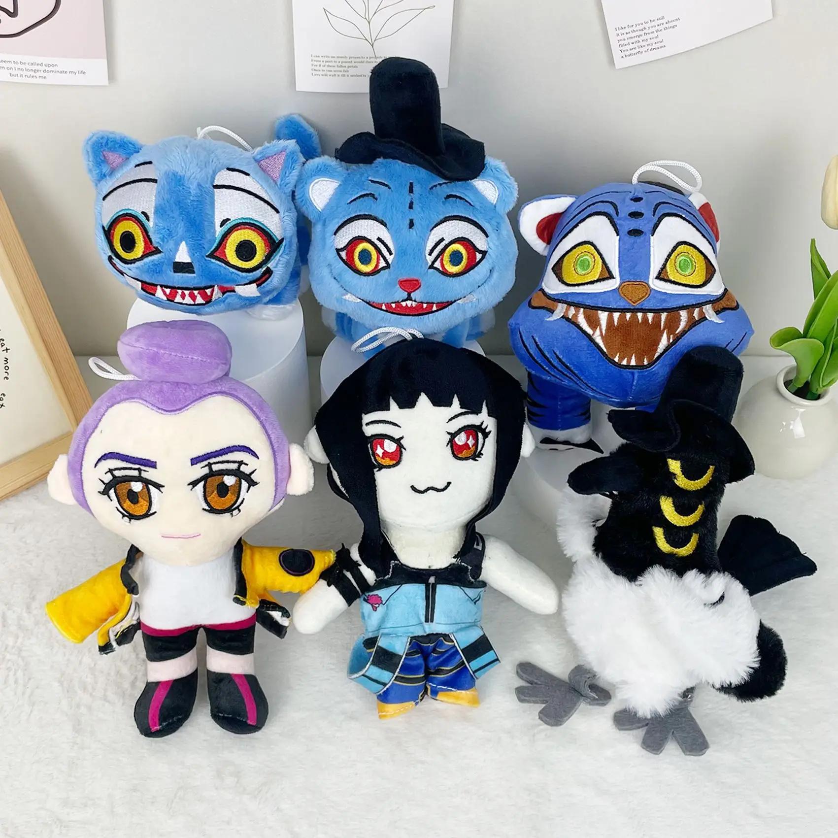Wucifang Jewelry Girls Anime Kpop Demons Hunters Plush Doll Rumi Mira Zoey Figure Monster Hunt Group Toy Gift Party Decoration