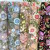 Floral Embroidery Fabric Thin Tulle Lace Wedding Dress Diy Fabric Chic Sequin Flower Embroidered Beads Clothing Accessories