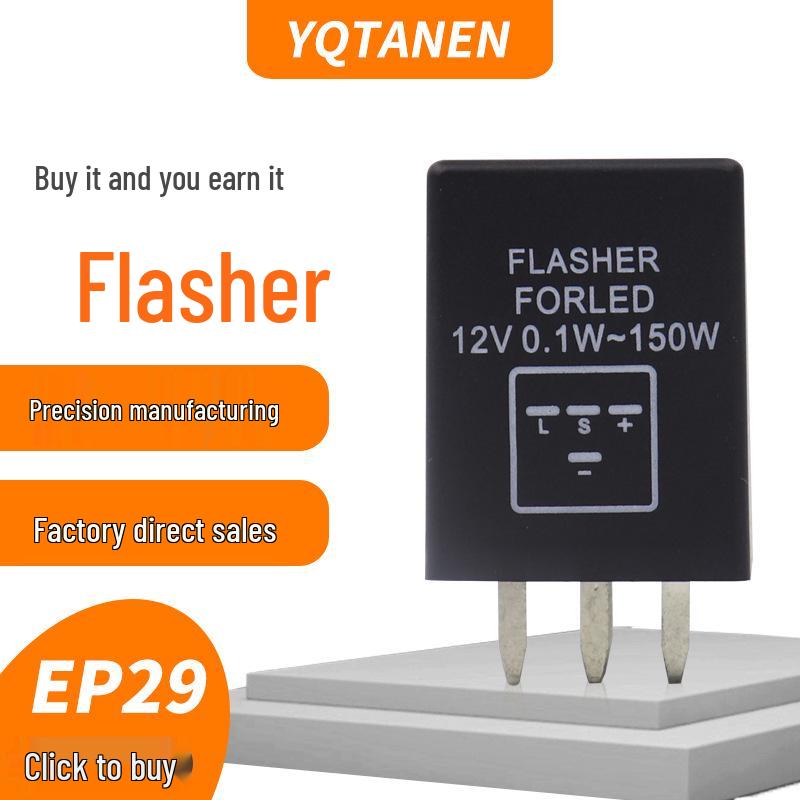 EP29 4-Pin Automotive LED Flasher Relay