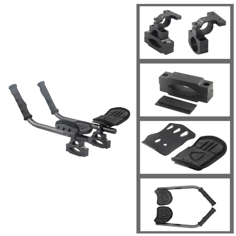 Lega di Alluminio Manubrio Triathlon Poggiamani Poggibraccio Bici da Strada Poggiamani Manubrio Bici da Montagna Asta Poggiamani Accessori Ciclismo
