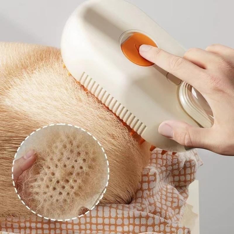 Anti Flying Hair Pet Spray Massage Comb For Cats Dogs Steam Grooming Depilation Tool Pet Grooming Supplies For Home Use